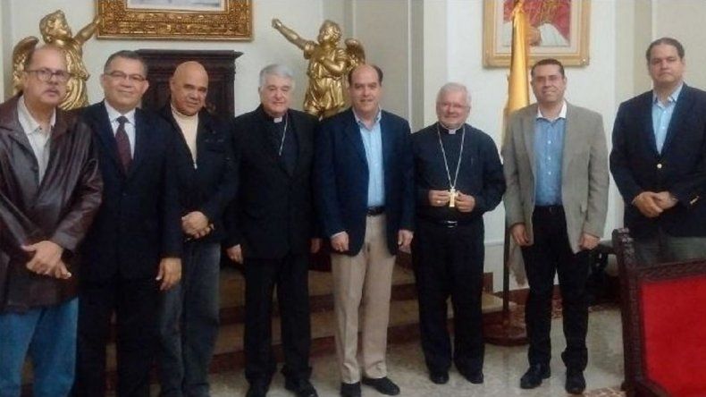 En la reunión estaban representantes de  Voluntad Popular