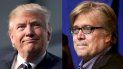 Donald Trump y Steve Bannon. Donald Trump y Steve Bannon.