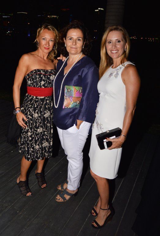 Floriana Cancelli , Carla Cavero de Creis y Romina Bompiani