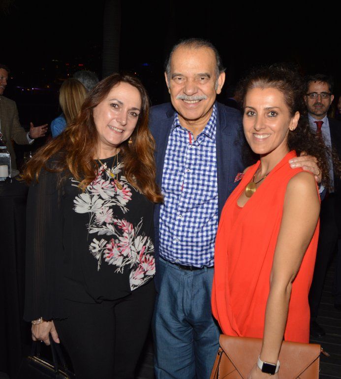 Maripaz y Enrique Córdoba con Soraya Zaoudi