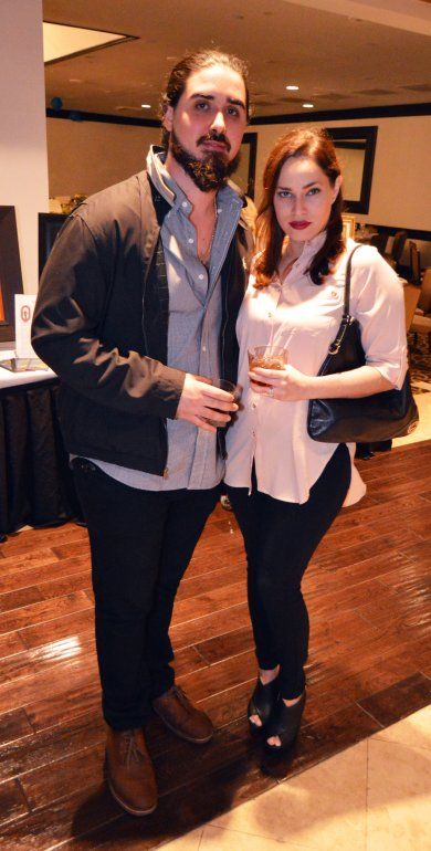 Los artistas Joey y Rebeca Díez