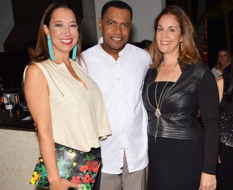 Katharine Rubino, Jim Berry y Cynthia Demos