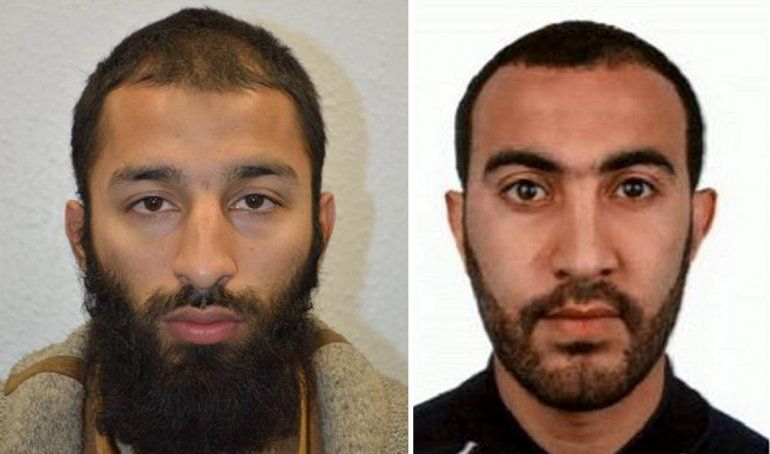La policía británica identificó a dos de los autores del atentado de Londres: Khuram Shazad (izq.), británico nacido en Pakistán de 27 años. Rachid Redouane (der.), de 30 años y de origen marroquí o libio.<p></p>