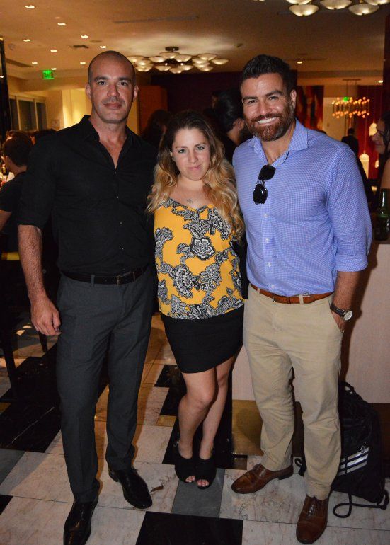 Gus del Nero, Mónica Chaviano y Lukas Witek