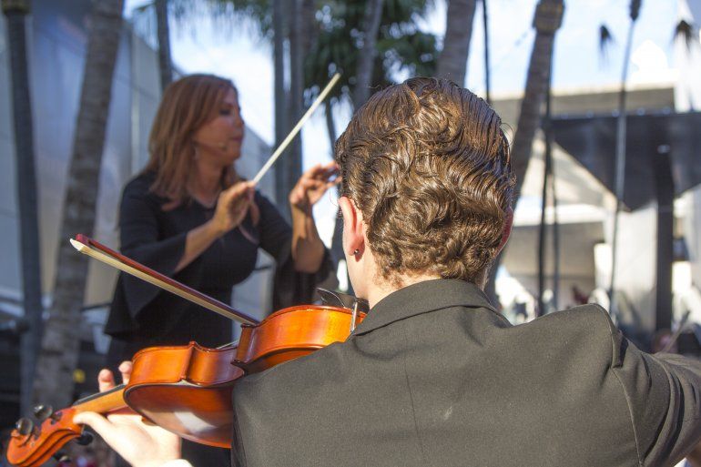 María Celeste durante su participación con la MISO