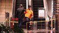 Personal de seguridad inspecciona los corredores del Centro Comercial Andino, tras atentado. Personal de seguridad inspecciona los corredores del Centro Comercial Andino, tras atentado.