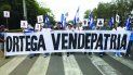 Manifestantes protestan contra Daniel Ortega por la concesión exclusiva para la construcciónde un canal interoceánico en Nicaragua a un empresario chino Manifestantes protestan contra Daniel Ortega por la concesión exclusiva para la construcciónde un canal interoceánico en Nicaragua a un empresario chino