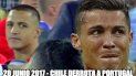 Cristiano Ronaldo fue víctima de Chile como también lo fue Lionel Messi en la Copa América. Cristiano Ronaldo fue víctima de Chile como también lo fue Lionel Messi en la Copa América.