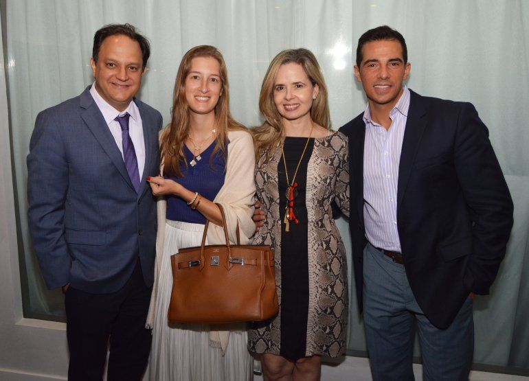 Nelson Riís, Alexandra Goeseke Cervera, Jessica Juliao y Javier López