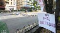 Barricada en Caracas. Barricada en Caracas.