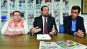 René Bolio, preside la Comisión Internacional Fiscalizadora de Crímenes de Lesa Humanidad del Castrismo (centro), junto a María del Milagro Méndez y Martín Paz C.. René Bolio, preside la Comisión Internacional Fiscalizadora de Crímenes de Lesa Humanidad del Castrismo (centro), junto a María del Milagro Méndez y Martín Paz C..