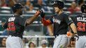 La novena de Miami bateó 22 imparables, la cuarta cifra más alta en la historia del equipo. La novena de Miami bateó 22 imparables, la cuarta cifra más alta en la historia del equipo.