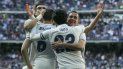 Los jugadores del Real Madrid celebran uno de los goles que le dio el triunfo en el pasado campeonato de La Liga. Los jugadores del Real Madrid celebran uno de los goles que le dio el triunfo en el pasado campeonato de La Liga.
