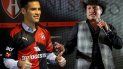 El cantante mexicano, Julión Álvarez y el futbolista español, Rafa Márquez, en una imagen editada. El cantante mexicano, Julión Álvarez y el futbolista español, Rafa Márquez, en una imagen editada.