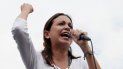 La dirigente del partido Vente Venezuela está inhabilitada para ejercer cargos públicos y estaba en contra de participar en las elecciones regionales. La dirigente del partido Vente Venezuela está inhabilitada para ejercer cargos públicos y estaba en contra de participar en las elecciones regionales.