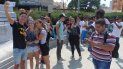 Youtubers y seguidores en la calle G del Vedado. Youtubers y seguidores en la calle G del Vedado.