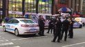 Imagen de archivo de un grupo de policías en la ciudad de Nueva York. Imagen de archivo de un grupo de policías en la ciudad de Nueva York.