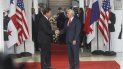 Mike Pence junto al presidente de Panamá Juan Carlos Varela Mike Pence junto al presidente de Panamá Juan Carlos Varela