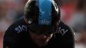 El ciclista del equipo Sky Chris Froome, a su llegada a la meta de la primera etapa de la Vuelta Ciclista a España 2017. El ciclista del equipo Sky Chris Froome, a su llegada a la meta de la primera etapa de la Vuelta Ciclista a España 2017.
