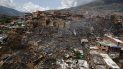 Vista general de la zona donde se produjo el incendio el viernes 18 de agosto de 2107, en el barrio Moravia de Medellín, Colombia, donde 471 familias humildes perdieron sus hogares. Vista general de la zona donde se produjo el incendio el viernes 18 de agosto de 2107, en el barrio Moravia de Medellín, Colombia, donde 471 familias humildes perdieron sus hogares.