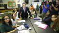 El superintendente del distrito escolar del condado Miami-Dade, Alberto Carvalho, en la Escuela Carver. El superintendente del distrito escolar del condado Miami-Dade, Alberto Carvalho, en la Escuela Carver.