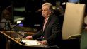 El secretario general de la ONU, Antonio Guterres, ofrece un discurso de apertura del debate de alto nivel de la Asamblea General de la ONU, en su sede en Nueva York. El secretario general de la ONU, Antonio Guterres, ofrece un discurso de apertura del debate de alto nivel de la Asamblea General de la ONU, en su sede en Nueva York.
