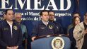 Ricardo Roselló, gobernador de Puerto Rico, durante una rueda de prensa este martes 19 de septiembre de 2017 ante la llegada del huracán María. Ricardo Roselló, gobernador de Puerto Rico, durante una rueda de prensa este martes 19 de septiembre de 2017 ante la llegada del huracán María.