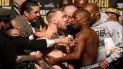 Mayweather dijo que se entrenó apenas tres semanas antes del combate. Mayweather dijo que se entrenó apenas tres semanas antes del combate.
