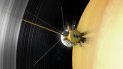 Así lucía la sonda Cassini en su misión a Saturno. Así lucía la sonda Cassini en su misión a Saturno.