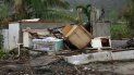 Vista de una casa totalmente destruida por el paso del huracán María, en el municipio de Yabucoa, al sureste de Puerto Rico. Vista de una casa totalmente destruida por el paso del huracán María, en el municipio de Yabucoa, al sureste de Puerto Rico.