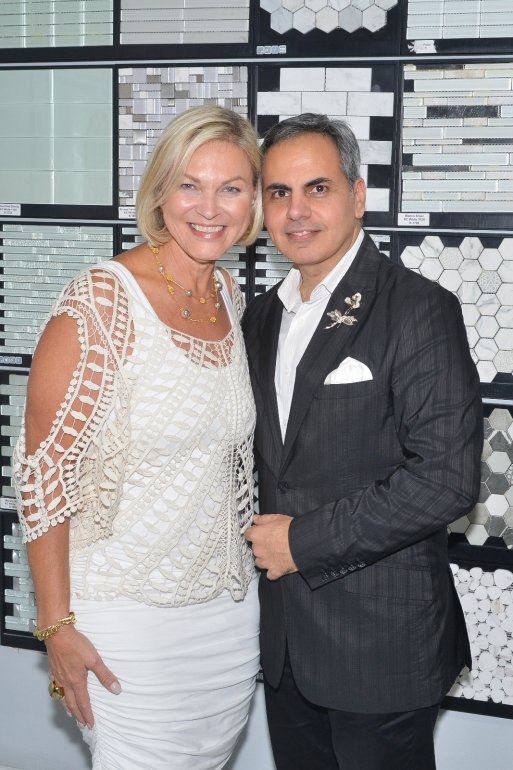 Mary Chinea y el gantante Rolando Polo