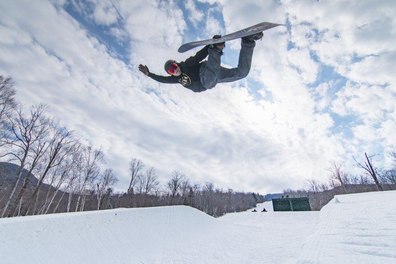 Loon Mountain Ressort es muy popular entre los amantes del snowboard y el freestyle.