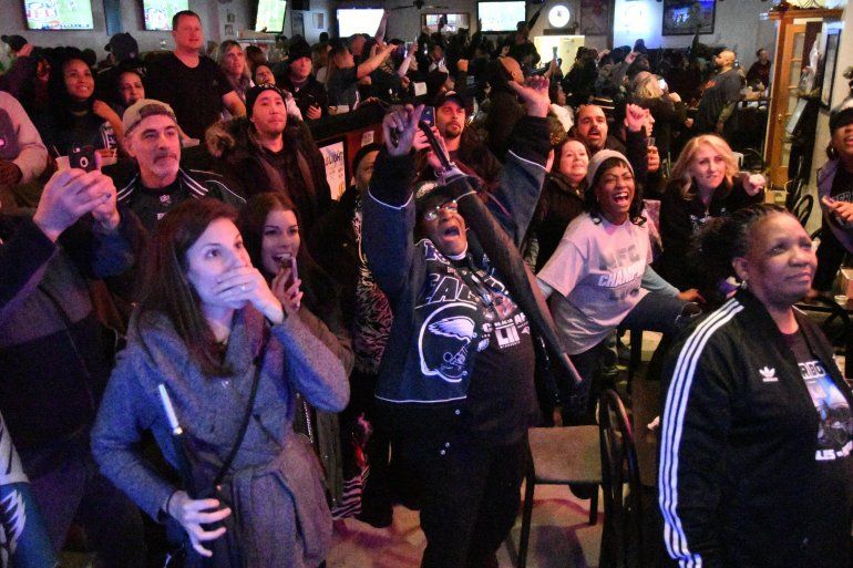 As&iacute; se vivi&oacute; el yriunfo de los Philadelphia Eagles . 