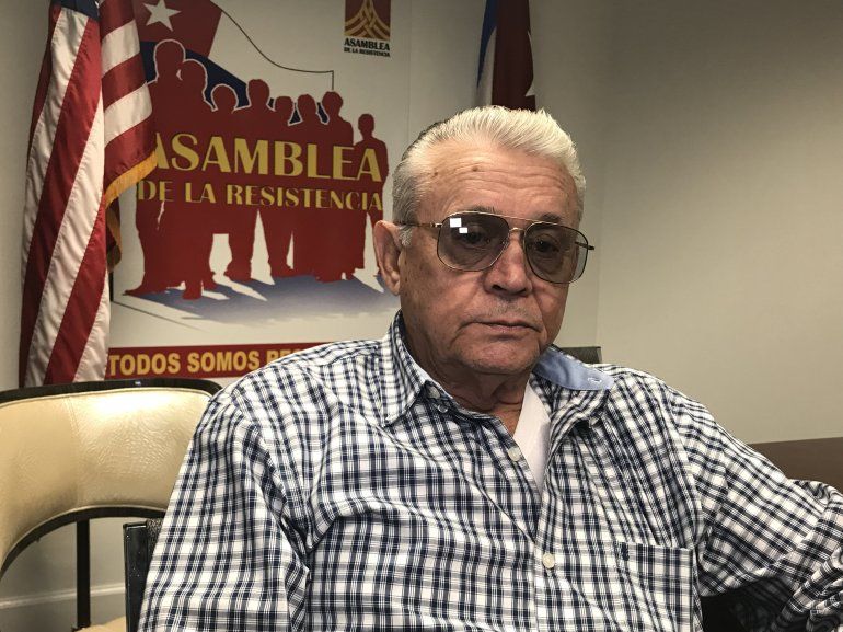 Roberto Pizano, miembro de la Asamblea de la Resistencia Cubana.