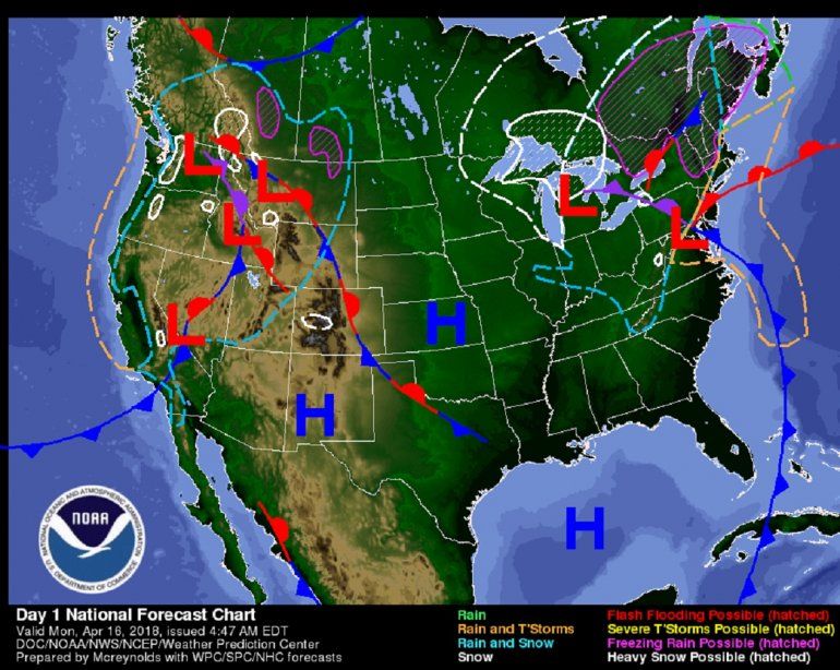 Pronóstico del tiempo para Miami y el sur de Florida (16042018)