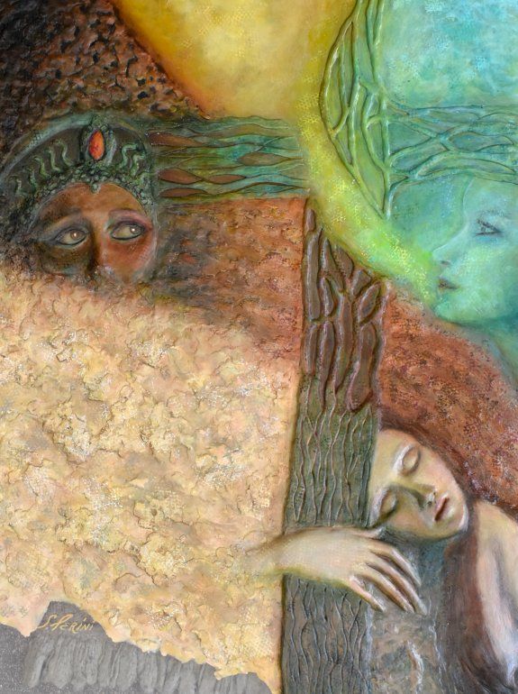 Three Women, una de las pinturas icluidas en la muestra Chromatic Dialogues 