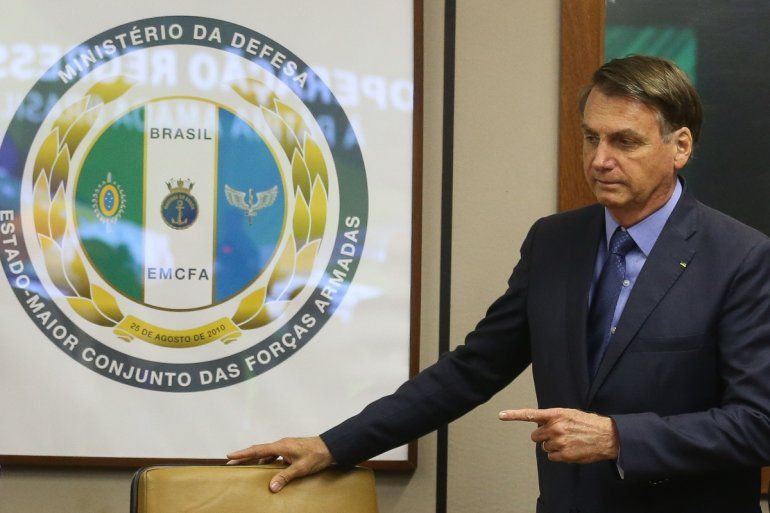 El presidente de Brasil, Jair Bolsonaro. 