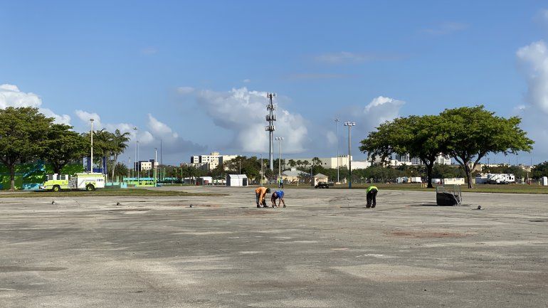Una segunda carpa sería instalada en el Centro de Ferias y Exposiciones de Miami-Dade para atender un eventual desborde en los casos de coronavirus.