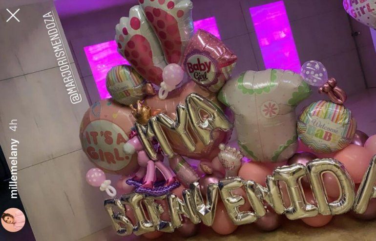 Melanny Mille agradeció en Instagram la infinidad de regalos y detalles que ha recibido a propósito de la llegada de su hija.