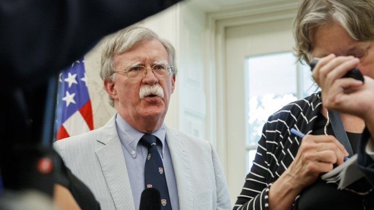 Foto del 19 de julio de 2019 del entonces asesor de Seguridad Nacional de EEUU John Bolton, en la Oficina Oval de la Casa Blanca, en Washington.