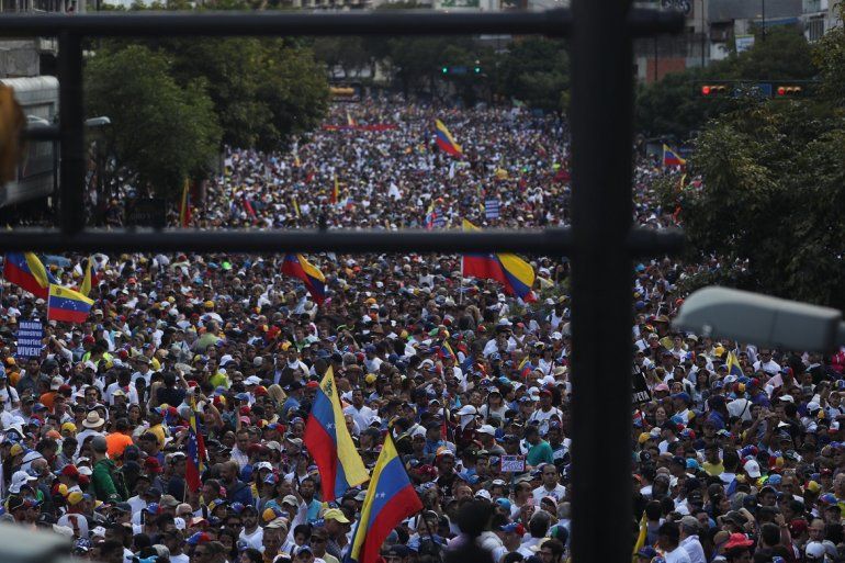 As Transcurri La Marcha Del De Enero En Caracas