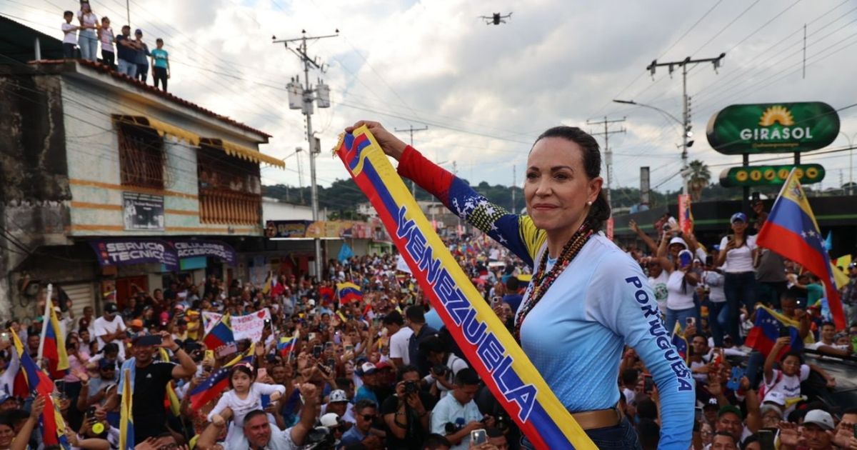 María Corina Machado Todos sabemos quién es el presidente electo al