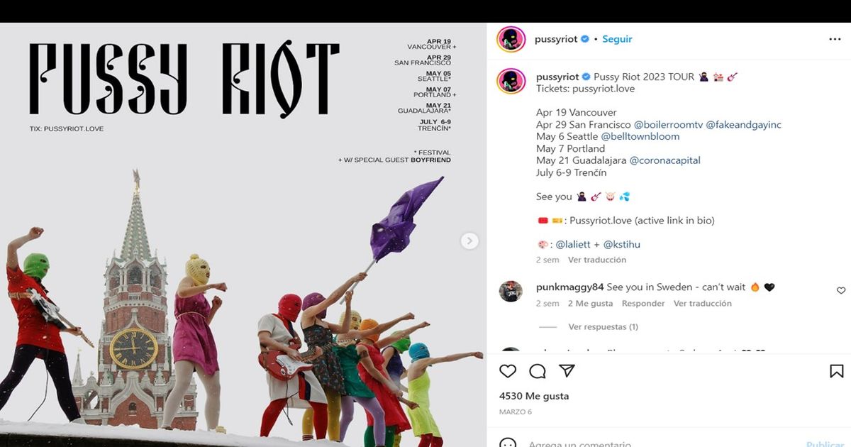 Grupo Ruso Pussy Riot Recibe Premio En EEUU