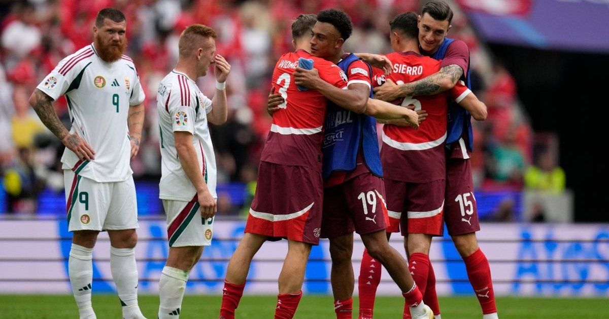 Suiza consigue victoria por 3-1 sobre Hungría en su estreno en la Euro