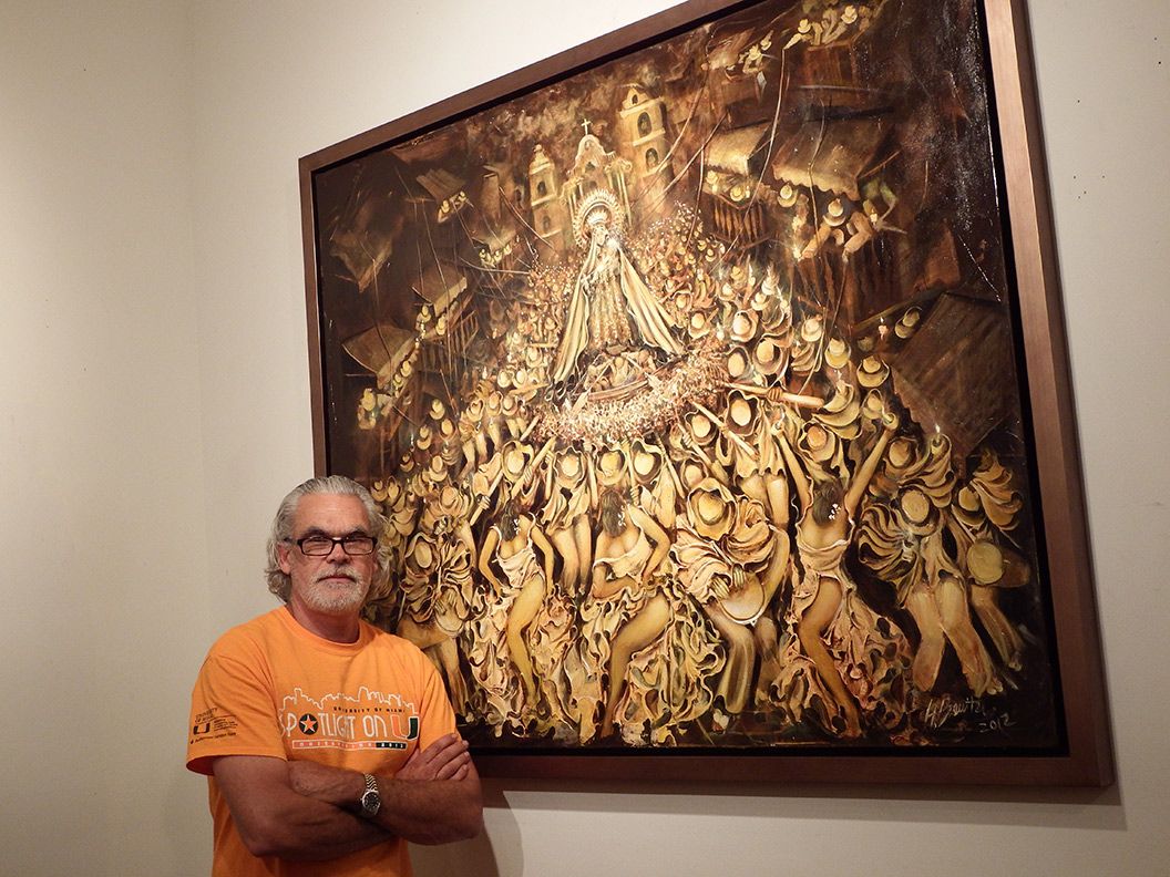 El pintor cubano Humberto Benítez reafirma su peculiar estilo