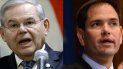 Los senadores Bob Menéndez y Marco Rubio Los senadores Bob Menéndez y Marco Rubio