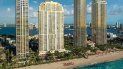 Los ocupantes de la embarcación llegaron a una playa de Sunny Isles al norte de Miami. Los ocupantes de la embarcación llegaron a una playa de Sunny Isles al norte de Miami.