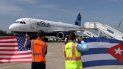 En 2016, el Gobierno estadounidense autorizó 110 vuelos a la isla, 20 de ellos a La Habana y los 90 restantes a otras ciudades cubanas. En 2016, el Gobierno estadounidense autorizó 110 vuelos a la isla, 20 de ellos a La Habana y los 90 restantes a otras ciudades cubanas.