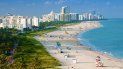 Vista parcial de Miami Beach. Vista parcial de Miami Beach.