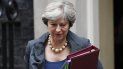 La primera ministra británica Theresa May sale de su domicilio. La primera ministra británica Theresa May sale de su domicilio.